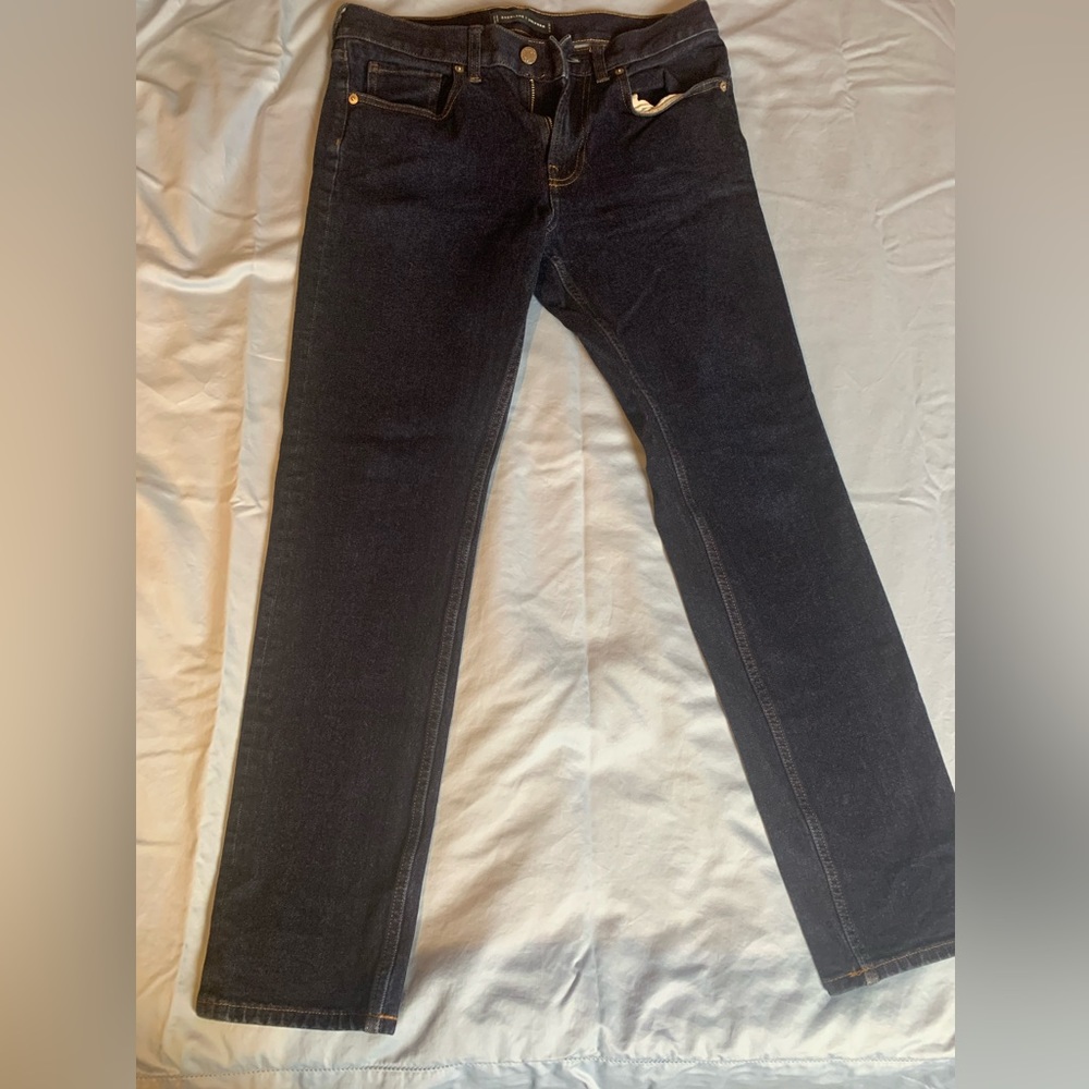 Buy these Men’s Everlane stretch organic jeans in size 30 x 30 in dark blue